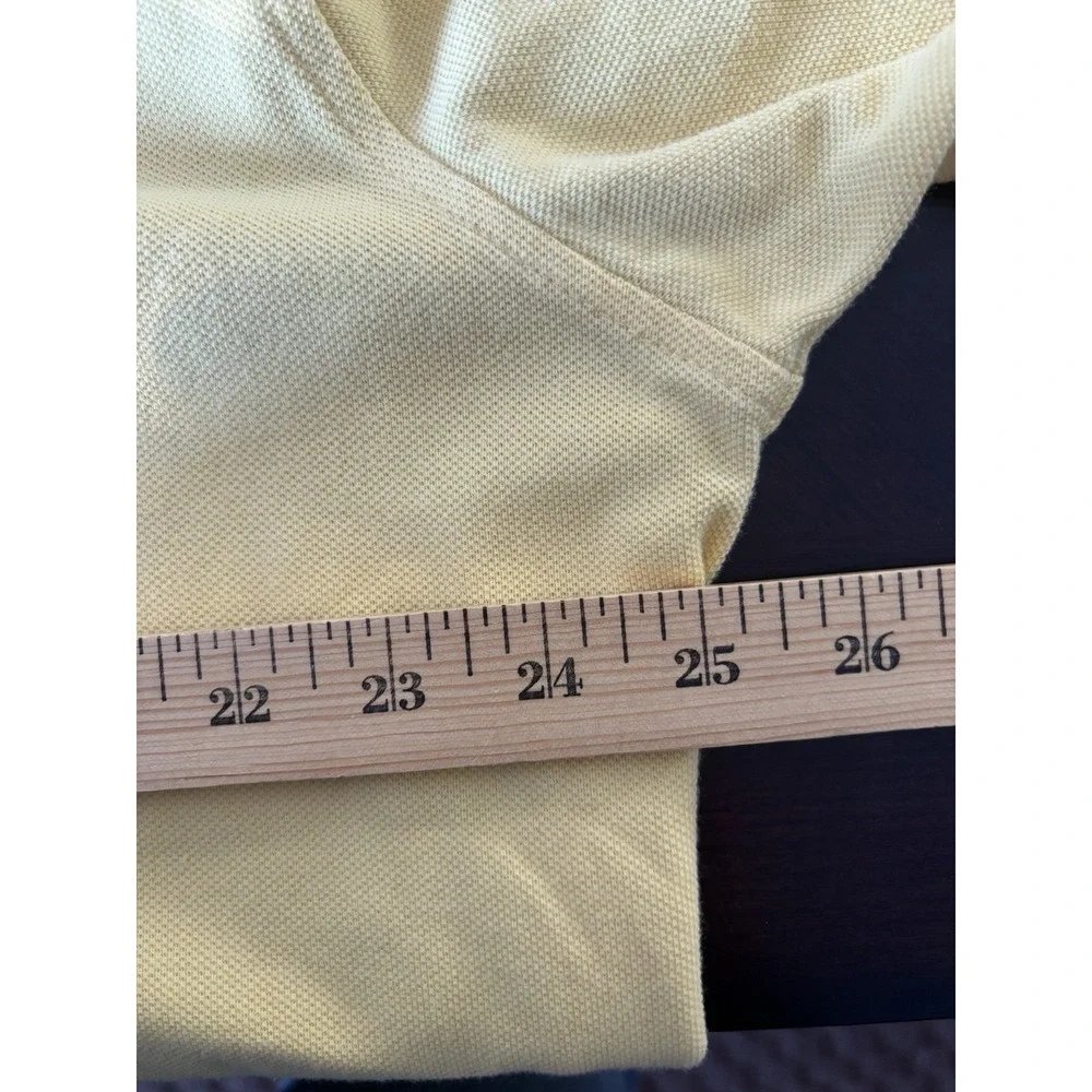 Brooks Brothers Polo Shirt Mens 2XL Yellow Golf Summer Casual Logo - Picture 5 of 8